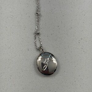 Kate Spade Silver G Pendant Necklace